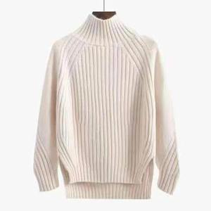Cárdigan de Punto Grueso con Cuello Redondo para Hombre y Mujer, Color Sólido, Nailon/Acrílico, Manga Larga, Casual, para Todas las Temporadas, Antipilling - Product Image 3