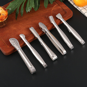 Pince à sucre de qualité alimentaire, pince à barbecue en métal, pince à viande et salade, mini-pince de cuisine, pince à glace en acier inoxydable - Product Image 2