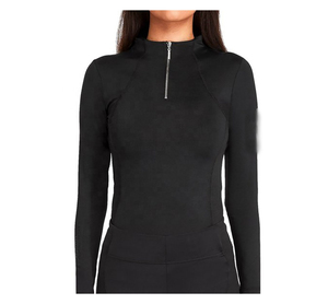 Horse Riding Base Layer Shirt Customized Logo Breathable Soft Touch Fabric Horse Riding Base Layer Shirt Women Long Sleeve - Product Image 6