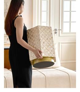 Mesa con Incrustaciones de Hueso de ILAHI, Diseño Moderno con Detalles de Ágata, Almacenamiento Portátil, Muebles para el Hogar - Product Image 6