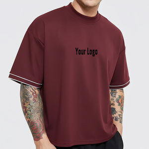 T-shirts pour hommes de haute qualité 100% coton, col rond, design uni, streetwear, manches courtes, imprimés, OEM ODM - Product Image 1