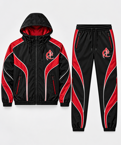 Custom Summer 2-Piece Nylon Windbreaker <b>Tracksuit</b> Set Men Plus Size High Quality Casual Lightweight Reversible Quick Dry - Product Image 1