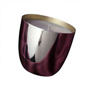 Tarro de metal con acabado plateado - Product Image 3