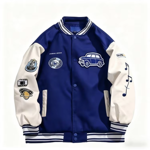 Chaqueta Varsity de Béisbol Personalizada de Alta Calidad 2026, Chaqueta Varsity Letterman para Hombre con Logotipo Bordado en Chenille de Lana - Product Image 1