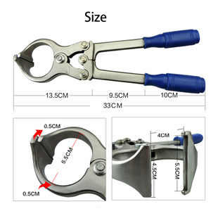 HOL SALE Boutique Stainless Steel Burdizzo Castration Forceps Bloodless <b>Pliers</b> <b>SET</b> DENTRIC IMPLANTS Veterinary Products Reusable - Product Image 6