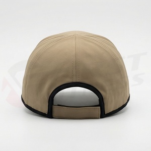 Casquette de baseball unie bicolore beige kaki avec bordure noire, réglable, respirante, pour la course et la protection solaire, pour femmes, style Find Gear - Product Image 2
