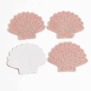 Beautiful Floral Seed <b>Beads</b> Embroidery Coaster Fine Beading Modern Handmade Embroidered Buddhist Style NOVA STAR CRAFT Home - Product Image 1