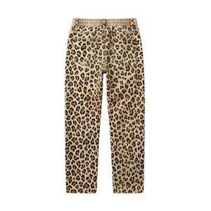 Pantalon décontracté pour homme, imprimé léopard, style streetwear tendance, coupe ample, en coton - Product Image 2