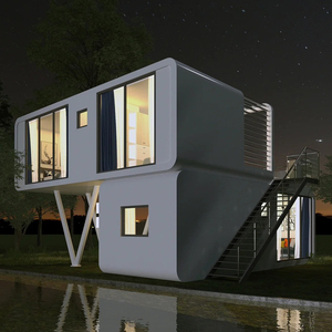 Contenedor Exterior de 20 pies/40 pies, Diseño Moderno, Contenedor Impermeable de Acero, Casa Pequeña Móvil, Oficina Tipo Cápsula, Cabaña <span class=keywords><strong>Apple</strong></span> - Product Image 1