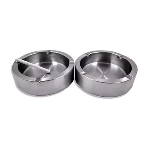 Cendrier classique en fonte d'aluminium robuste avec design facile à nettoyer, résistant aux intempéries pour une utilisation intérieure/extérieure à la maison et à l'hôtel - Product Image 2