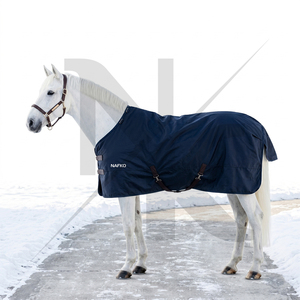 Manta de Lujo para Caballos de Algodón, Ligera, Impermeable, Transpirable, para Exteriores, Establos y Lluvia - Product Image 3