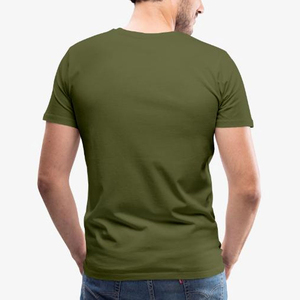 เสื้อยืดคอกลมแขนสั้นผู้ชาย สีเทา ทรงปกติ ผ้าฝ้าย ทอแบบเจอร์ซีย์ ระบายอากาศได้ดี น้ำหนัก 180 กรัม เนื้อผ้าเนื้อนุ่ม ใส่สบาย - Product Image 4