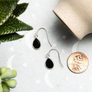White Labradorite Heat Treated Jade Sterling Silver Drop <b>Earrings</b> Natural Stone Trendy Wedding Engagement Anniversary Party - Product Image 5