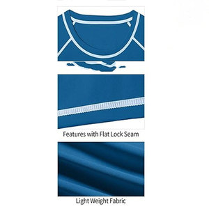 Camisetas de Gimnasio para Hombre de la Mejor Calidad, Transpirables, de Secado Rápido, Cuello Redondo, Corte Regular, Tela de Spandex/Poliéster, Ecológicas - Product Image 5