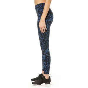 Leggings de yoga à taille haute à imprimé floral, longueur intégrale, extensibles dans quatre directions, en spandex et polyester, pantalon de sport pour femmes - Product Image 2