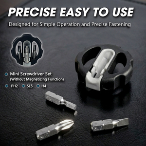 LEMATEC LE-RF2021 Magnetizador y Desmagnetizador con Mini Puntas de Destornillador de Nylon GF para Ensamblaje y Reparación de Electrónica - Product Image 5