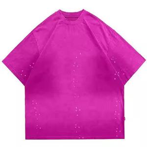 Camisetas de Jersey Lavadas con Ácido de la Mejor Calidad para Hombre, Talla Grande, Cuello Redondo, Manga Corta, Ecológicas, Transpirables, Estilo Vintage, Estampadas o Lisas - Product Image 6