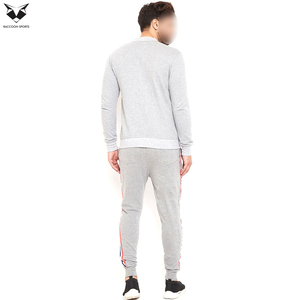 Outdoor Clothing Men Jogger <b>Set</b> Blank Cotton Fleece Best Product Fabric Tracksuit Customized Men's Sweatsuit - Product Image 2
