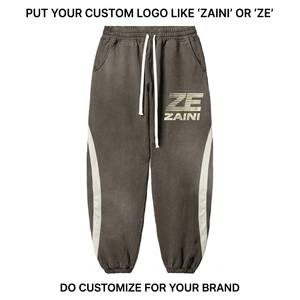 ZAINI Outdoor Casual Lightweight Eco-Friendly Joggers Quick Dry Breathable Sports <b>Trousers</b> Pleated Front <b>Drawstring</b> Closure <b>Men</b> - Product Image 5