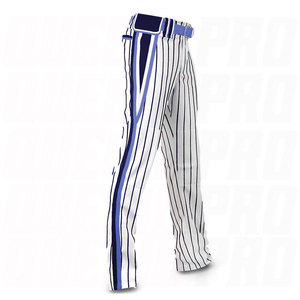 Wholesale Custom Men Custom Sublimated 100% Polyester Grey Blank <b>Baseball</b> Pants for Team Uniforms Athletic Training Durable - Product Image 6