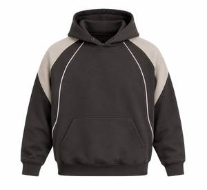 Sweat à capuche en polaire de luxe pour homme, coton premium, coupe oversize, streetwear, pull avec poche, séchage rapide, hiver, confortable, mode décontractée, ODM - Product Image 2