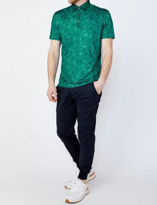 Camiseta Polo Negra Personalizada de Manga Corta, Diseño Clásico Liso, Tejido Transpirable y Suave, Ropa Casual, Ajuste Cómodo, Uniforme de Verano OEM - Product Image 4