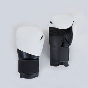 Derniers modèles de gants de boxe d'entraînement en plein air personnalisés, en cuir de haute qualité, respirants, avec fermeture auto-agrippante - Product Image 3