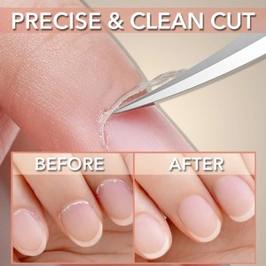 Ciseaux à cuticules professionnels, 1 pièce, petits ciseaux pour manucure, éliminateur de peaux mortes pour l'art des ongles, coupe-cuticules en acier inoxydable - Product Image 3