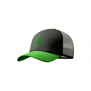 Premium Black and Green Trucker style <b>Baseball</b> <b>Cap</b> – Adjustable Snapback Hat with Embroidered Circular Logo - Product Image 4