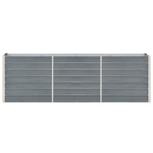 94.5 in acciaio zincato "x 15.7" x 30.3 "giardino rialzato in grigio forniture da giardino - Product Image 2