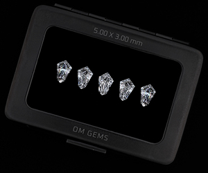 Diamante CVD de Corte Escudo Premium de 5.0 x 3.0 mm para Joyería, Venta al por Mayor de Anillos y Colgantes de Diamantes Sintéticos con Corte Escudo - Product Image 2