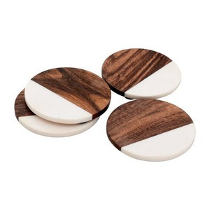 Ensemble de sous-verres en résine et bois sur mesure, sous-verres en résine époxy, tapis et dessous de verre, sets de table pour salle à manger à un prix très raisonnable - Product Image 5