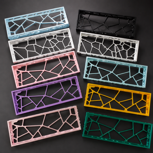 Boîtier de clavier mécanique en aluminium anodisé sur mesure selon dessin, usinage CNC, usine de fabrication pour kits de claviers de jeu - Product Image 4