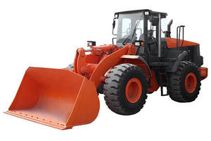 Mini Cargadora de Ruedas Amarilla con Motor Diésel 4x4, Neumáticos Todoterreno, Máquina de Construcción - Product Image 4
