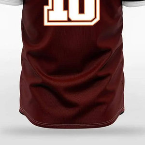 Sports Wear Custom Button Closure Top Quality Fabric Made <b>Baseball</b> Jersey Latest Design Men's <b>Baseball</b> Jersey - Product Image 6
