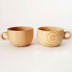 Tasses en bois élégantes qui rehaussent la présentation des boissons grâce à leurs tons boisés chauds et à leur aspect artisanal - Product Image 2