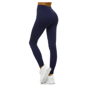 Leggings de Yoga de Cintura Alta, Sin Costuras, de Color Sólido, para Mujer, Pantalones de Fitness Elásticos de Nailon y Spandex - Product Image 2
