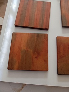 Modern Eco-Friendly Solid Wood <b>Coasters</b> Natural Acacia Wood <b>Drink</b> <b>Coasters</b> for Home Decoration for tea and coffee Set of <b>coaster</b> - Product Image 3
