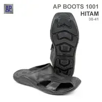 Safety Shoes Ap <b>Boots</b> 1001 Hitam-Men's Comfortable <b>Slip</b>-<b>On</b> PVC Clogs Anti-<b>Slip</b> Rubber Sandals - Product Image 2