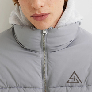 แจ็คเก็ตพัฟเฟอร์กันน้ำแบบปรับได้สำหรับฤดูหนาว ขายดี ปรับแต่งได้ตามต้องการ เสื้อโค้ทพัฟเฟอร์แบบหนา สไตล์สตรีท - Product Image 4