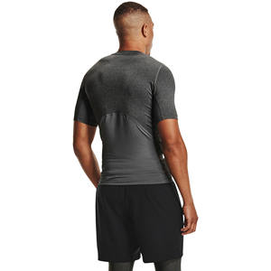 T-shirt de sport pour homme, coupe ajustée, manches courtes, col rond, respirant, à séchage rapide, en spandex/polyester 160 g/m², respectueux de l'environnement - Product Image 3
