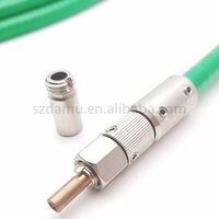 Cable de Fibra Óptica para Corte Láser de Alta Potencia Damu D80, Núcleo de Cuarzo Puro, Certificado CE IOS9001, Conector QBH Verde Personalizable