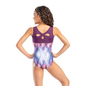 Justaucorps de gymnastique pour femmes en maille, personnalisé avec impression par sublimation, en Spandex, haute qualité, sexy, service OEM, meilleur matériau, brillant - Product Image 4