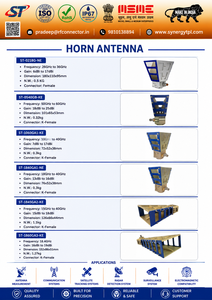 เสาอากาศแบบฮอร์น Ka Band สำหรับรับสัญญาณ RF สำหรับการติดตามดาวเทียมและระบบสื่อสารเรดาร์ - Product Image 1