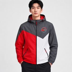 Veste coupe-vent pour homme personnalisée avec des coutures de qualité supérieure, un aspect élégant et des solutions de production sous marque privée disponibles - Product Image 1
