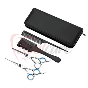 Juego de Tijeras de Barbería de Nuevo Estilo, Juego de Tijeras de Barbería con Mango Ergonómico, Agarre Cómodo, Kit de Corte de Cabello para Salón - Product Image 6
