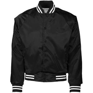 Veste universitaire personnalisée OEM vierge à broder, veste de baseball en soie, veste bomber en satin pour homme, veste unisexe, vêtements grecs - Product Image 2