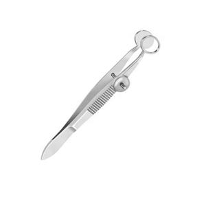 Forceps chirurgical manuel réutilisable de classe I NAZIR HABIB Corporation NHC-88417 de qualité supérieure pour chalazion, diamètre intérieur 11x8mm - Product Image 1