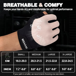 Guantes Deportivos Transpirables para Mujer y Hombre, Guantes de Levantamiento de Pesas con Acolchado Grueso, Protección Completa de la Palma, Excelente Agarre para el Gimnasio - Product Image 5