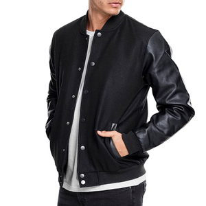 <b>Men</b> Customized Wool <b>Long</b> Sleeves Top Quality and Best Selling Varsity <b>Jackets</b> For Online sale - Product Image 3